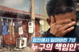 염전에서 잃어버린 7년 누구의 책임인가