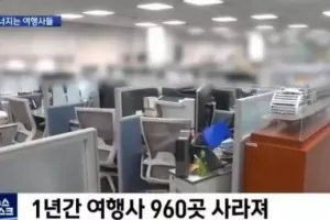 무너지는 여행사들