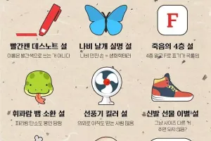 한국 사람만 믿는 미신들
