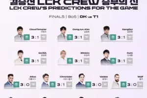 LCK 승부의 신 결승편에서 갈린 픽!!