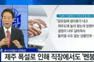 직장에 거짓말로 휴가쓰고 제주도 간 여직원