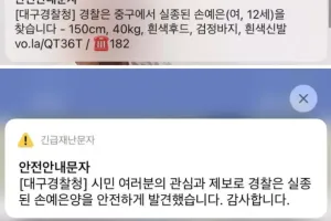 긴급재난문자의 긍정적인 효과