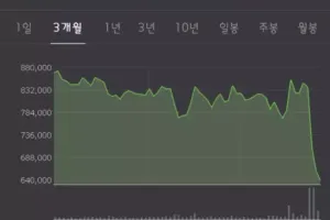 무너지고 있는 시가총액 14조의 회사