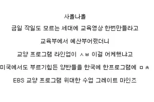 중국 아이돌 시장에 강수 