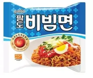 팔도 비빔면 표지의 옥에 티