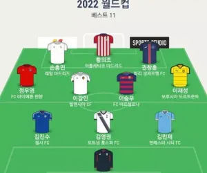 희망의 2022 월드컵 대한민국 베스트 11