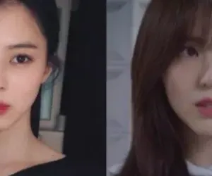 셀카 vs 방송이 다른 한소희